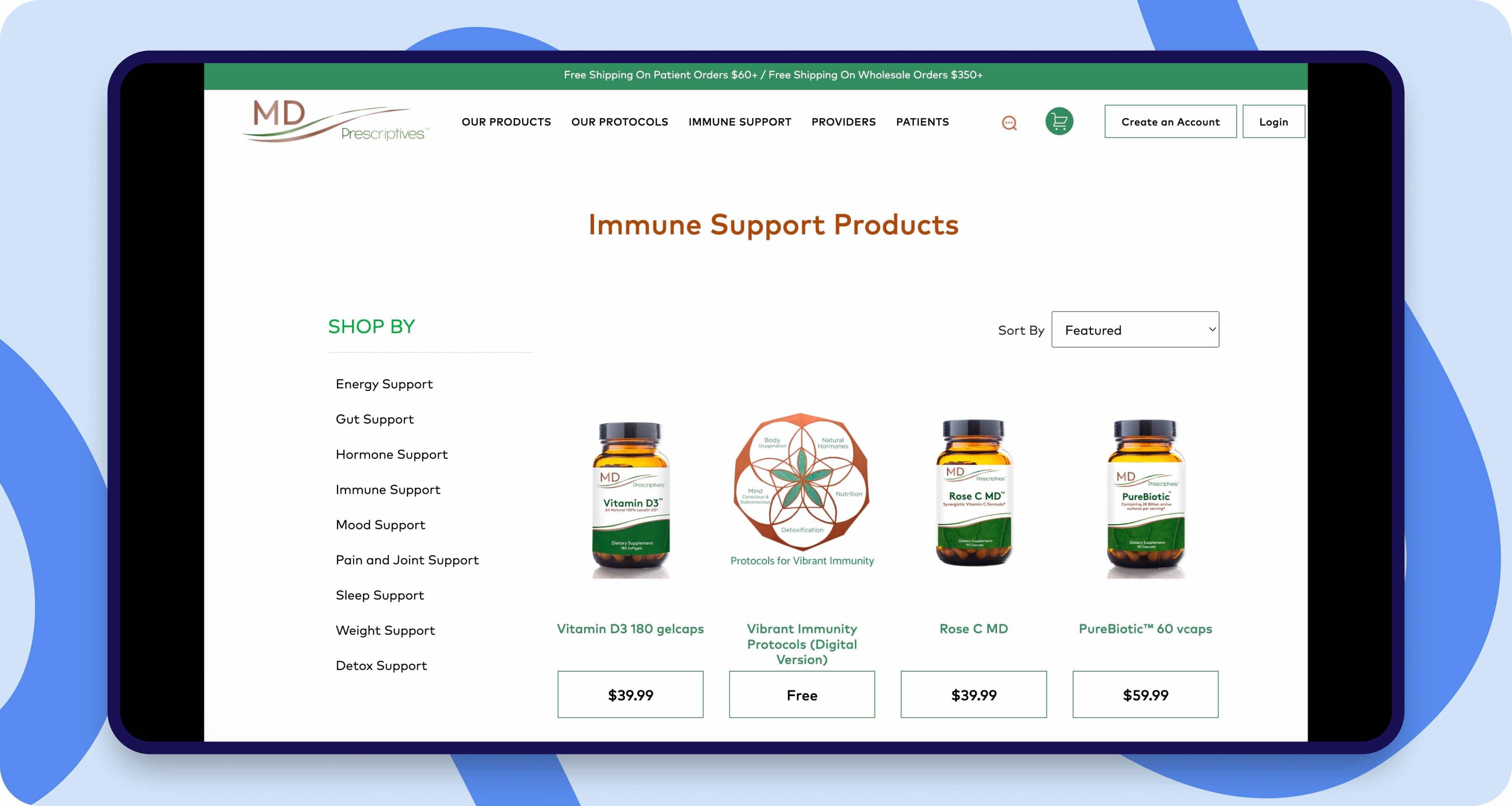 MD Prescriptives — screen 3